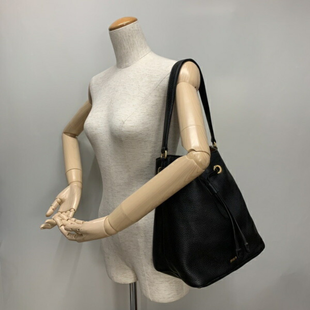 Miu Miu Drawstring Shoulder Bag Leather Black - image 3